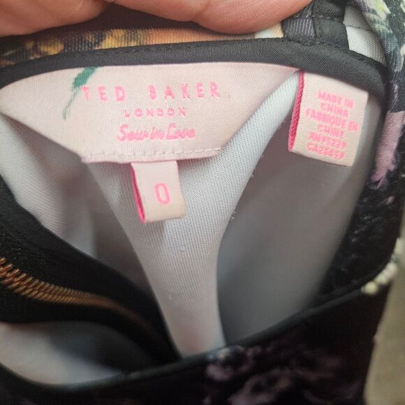 Ted Baker Tamary Shadow Floral Skater Dress - Picture 4 of 7